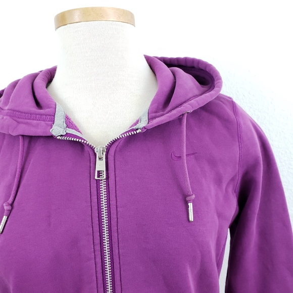 [Nike] The Athletic Dept Purple Zip Up Hoodie - Picture 3 of 8